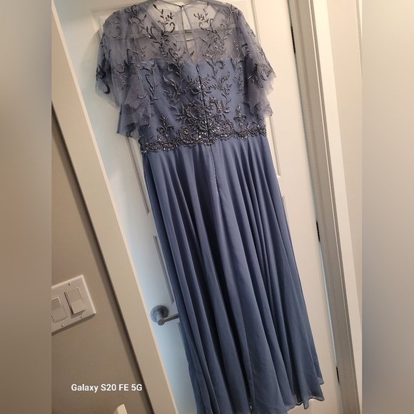 BLUE MARSONI DRESS SIZE 18 - Picture 4 of 6